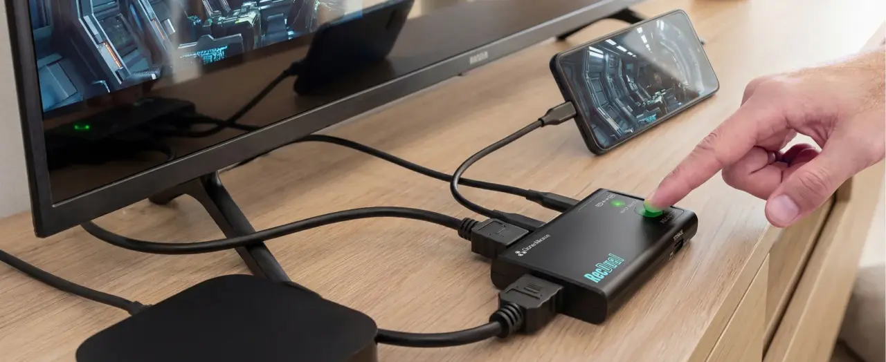 Dual Input - HDMI & USB-C DP