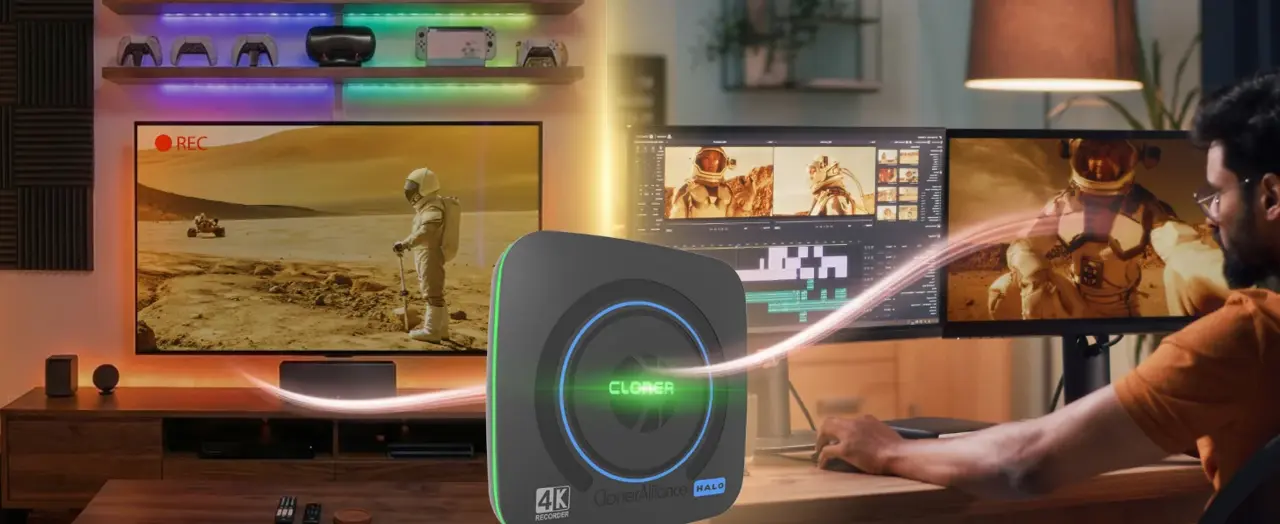 ClonerAlliance UHD Halo - Standalone 4K@60FPS Recorder for Pro Creators