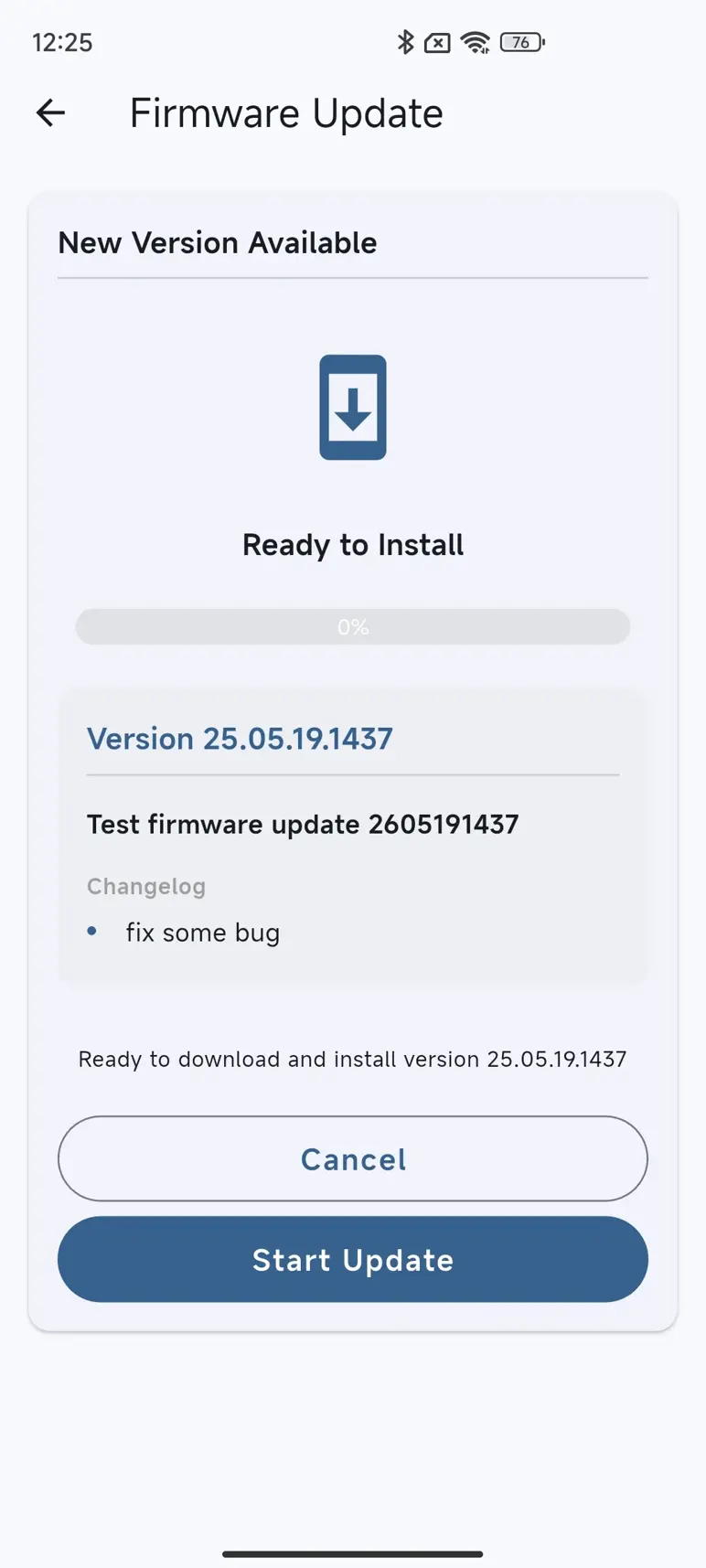 Firmware Update