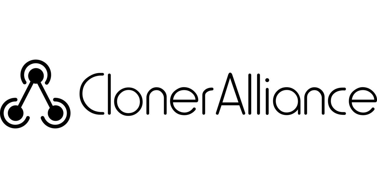 ClonerAlliance Logo Rectangle (Black)