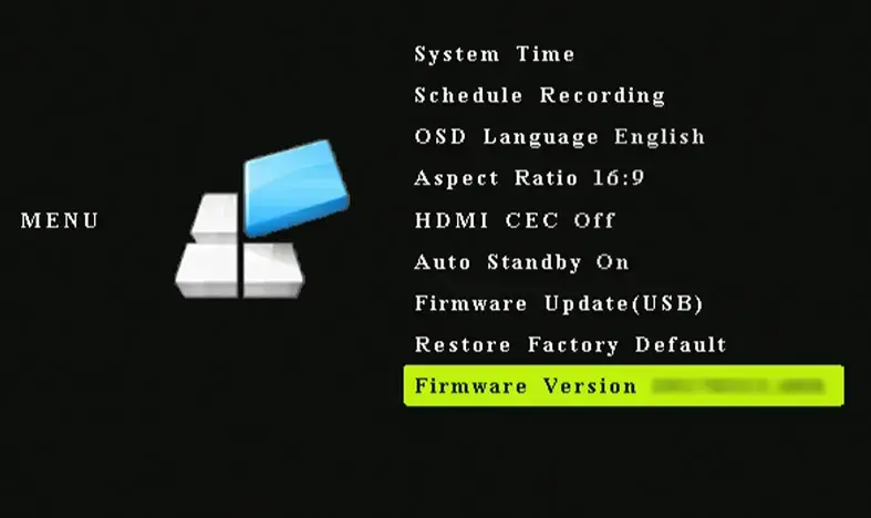 Build version in the OSD menu