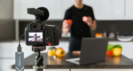 Use Camcorder/DSLR to Go Live.