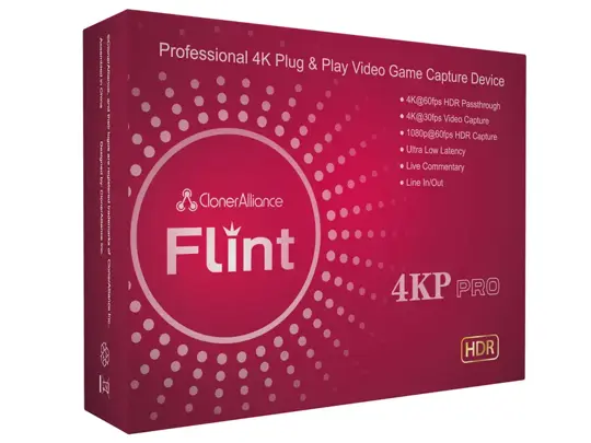 ClonerAlliance Flint 4KP Pro Tech Spec