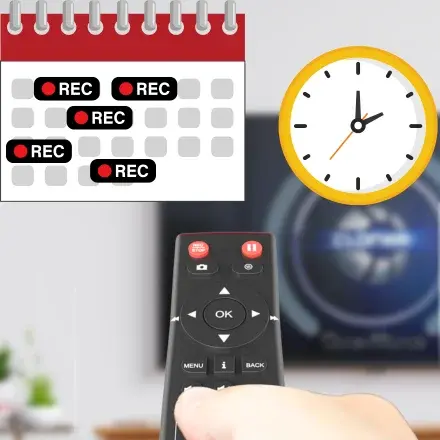 Schedule recording