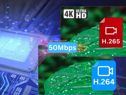 High-Bitrate Detail, Efficient Files