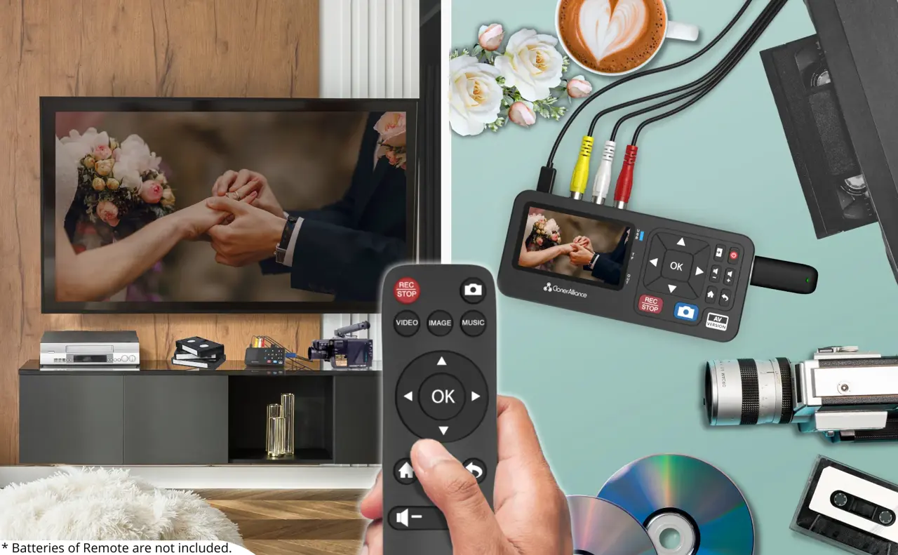 Versatile Recording, Viewing and Digitizing of Precious Memories