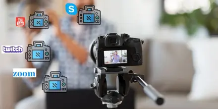 Sharing via LAN and Virtual camera