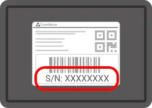 Where to find the serial number