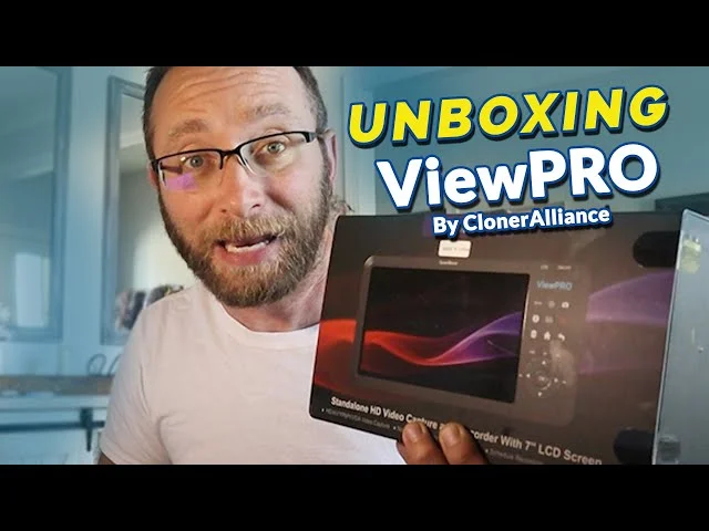 ClonerAlliance ViewPro Standalone Recorder Unboxing