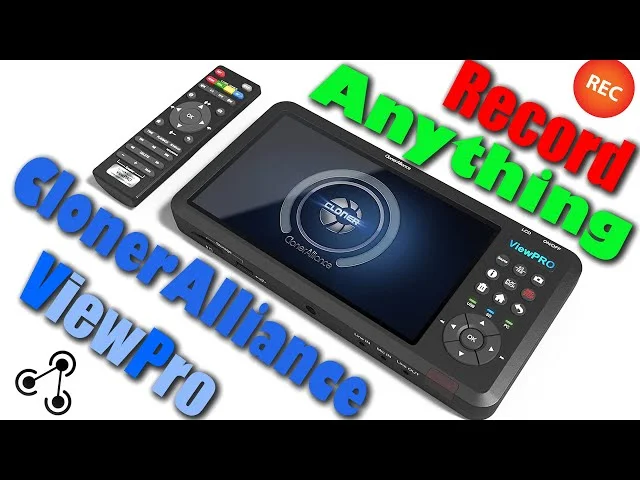 Record Anything!! ClonerAlliance ViewPro, Portable 1080p@60fps HDMI Video Recorder FULL REVIEW